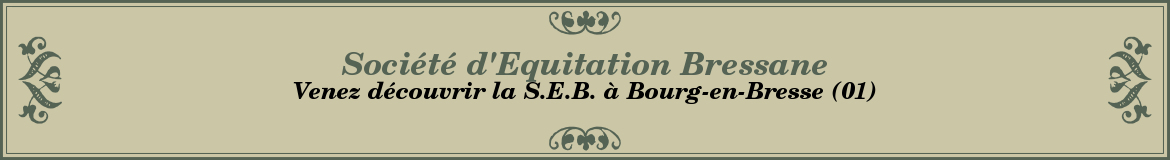 Société d'Equitation Bressane